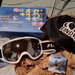 White Winter Snow Goggles